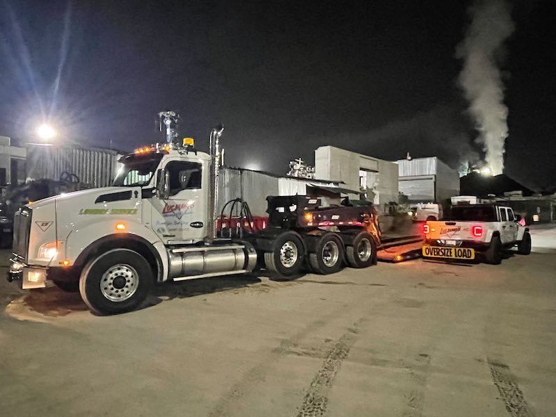 Luciana's Midnight Express Over Sized Load